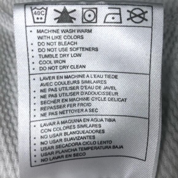 Nike Golf Polo FitDry XL Polyester Spandex Buttons Off-White - Picture 6 of 8